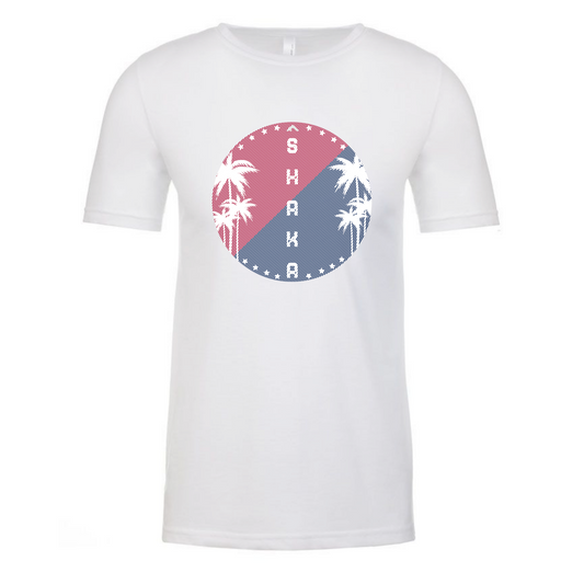 Shaka Shirt - Red & Blue